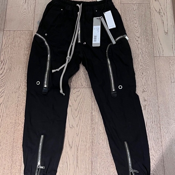 RICK OWENS BAUHAUS CARGO BLACK BNWT SIZE 46 EU 30 US RU21S6377 - Picture 12 of 12